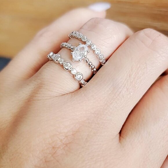 Sterling Silver Ring, Multi Layered Ring, Adjustable Ring, Statement Ring, Women - Picture 5 of 10